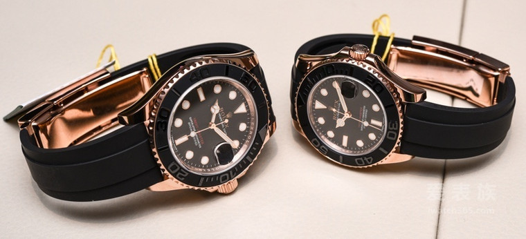 Le nouveau Yacht-Master Rolex en or rose lunette en céramique nouvelle 116655 & 268655