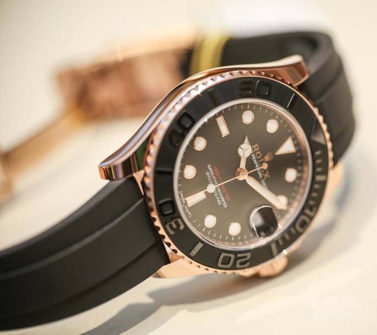 Le nouveau Yacht-Master Rolex en or rose lunette en céramique nouvelle 116655 & 268655