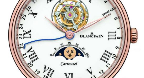 Blancpain Villeret carrousel et phase de Lune